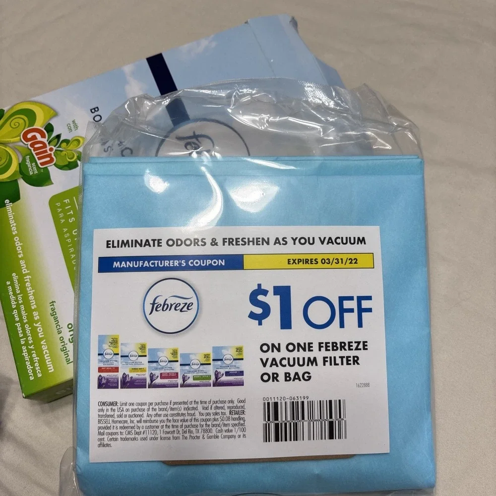 Febreze‎ Bissell Style 7 Vacuum Bags with Gain Scent